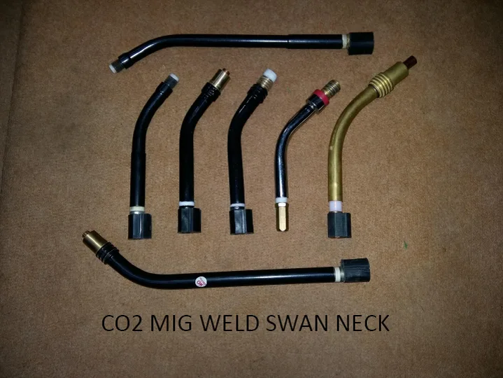 co2 mig weld swan neck